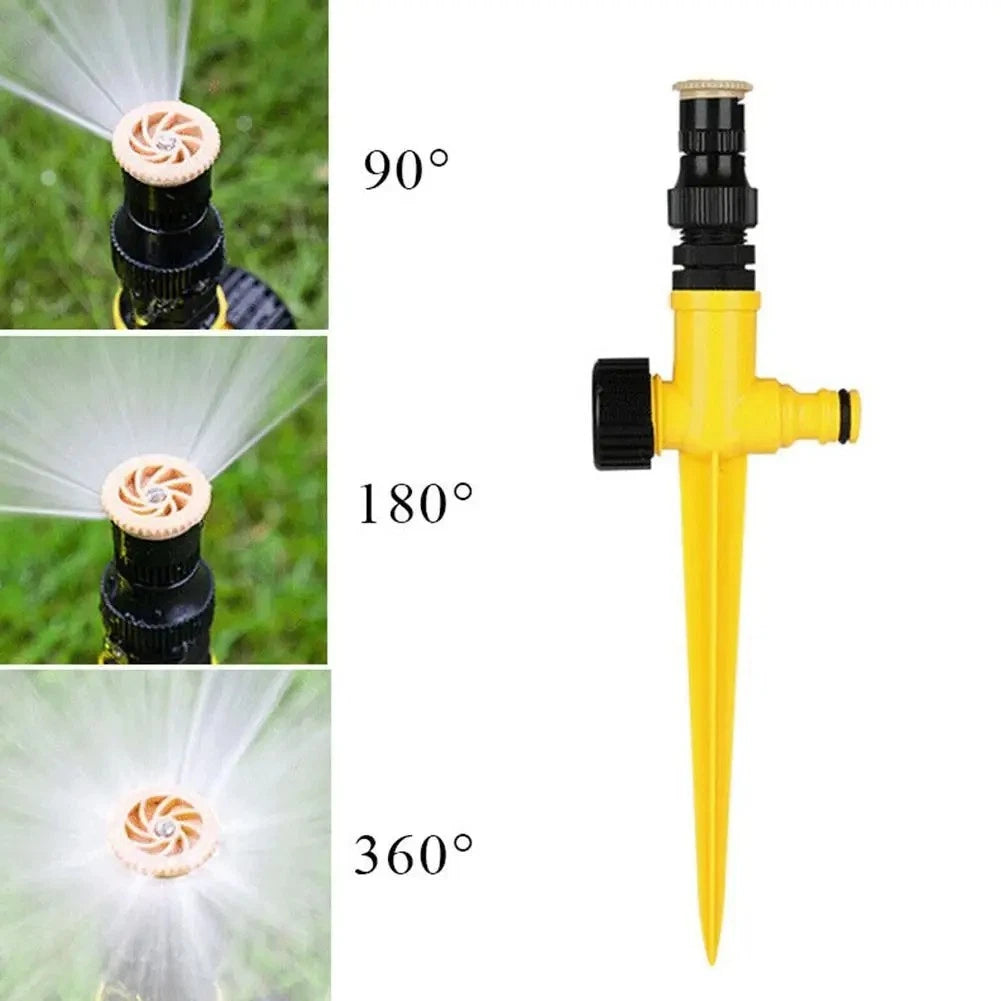 Garden Sprinkler 360° Rotating Automatic Lawn Yard Watering Irrigation System